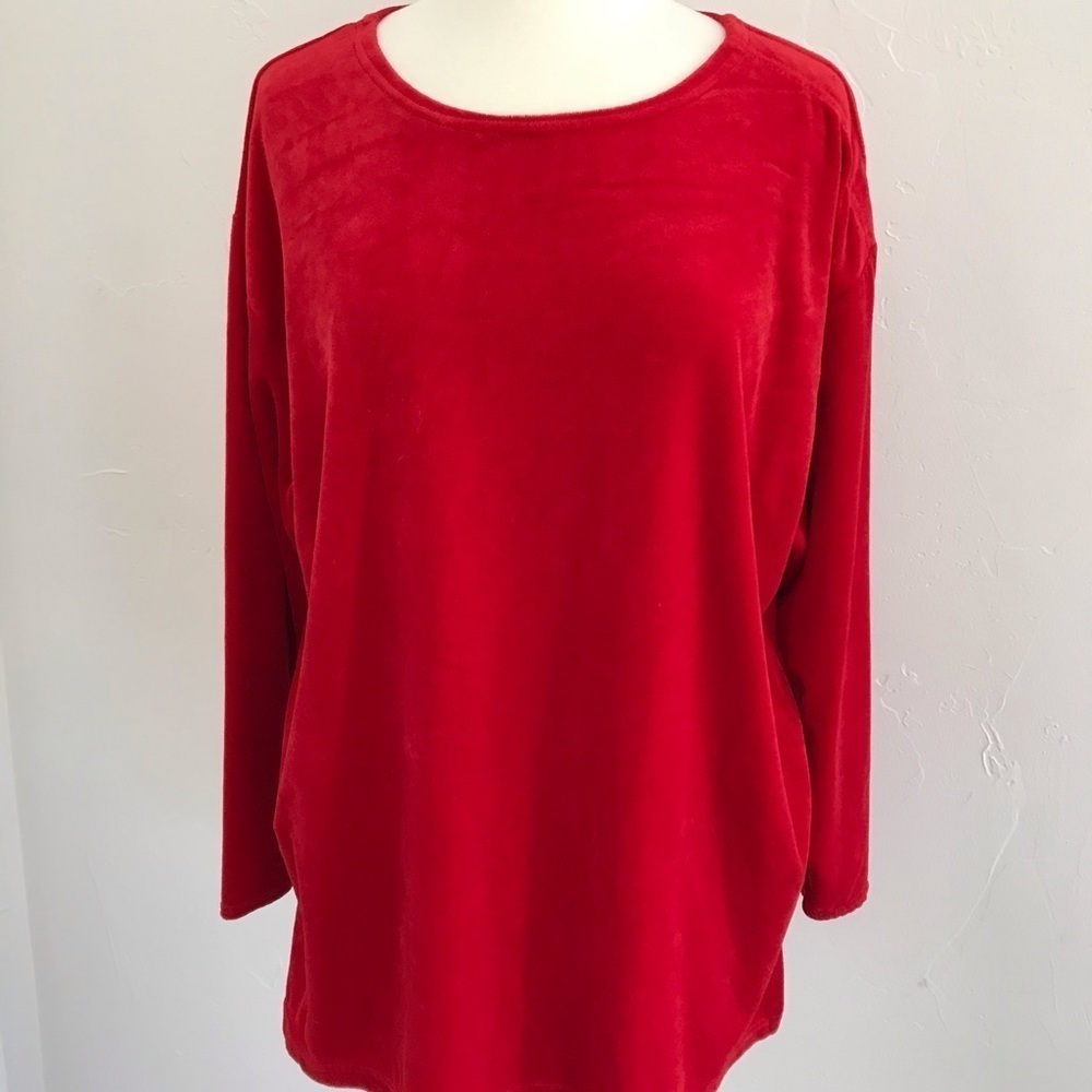 Red Velvet Top